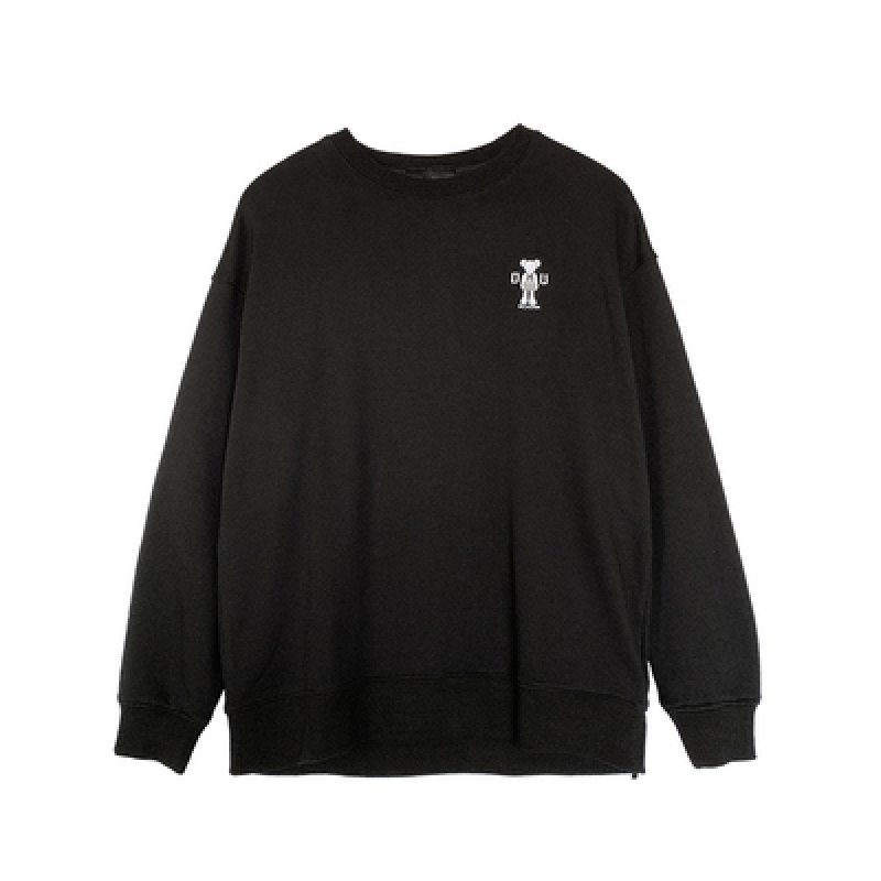 画像2:  men and women PaisleyKAWS DHU sweatshirt round neck Sweatshirt　ユニセックス男女兼用 DHUペイズリーカウズプリントスウェット パーカー トレーナー (2)