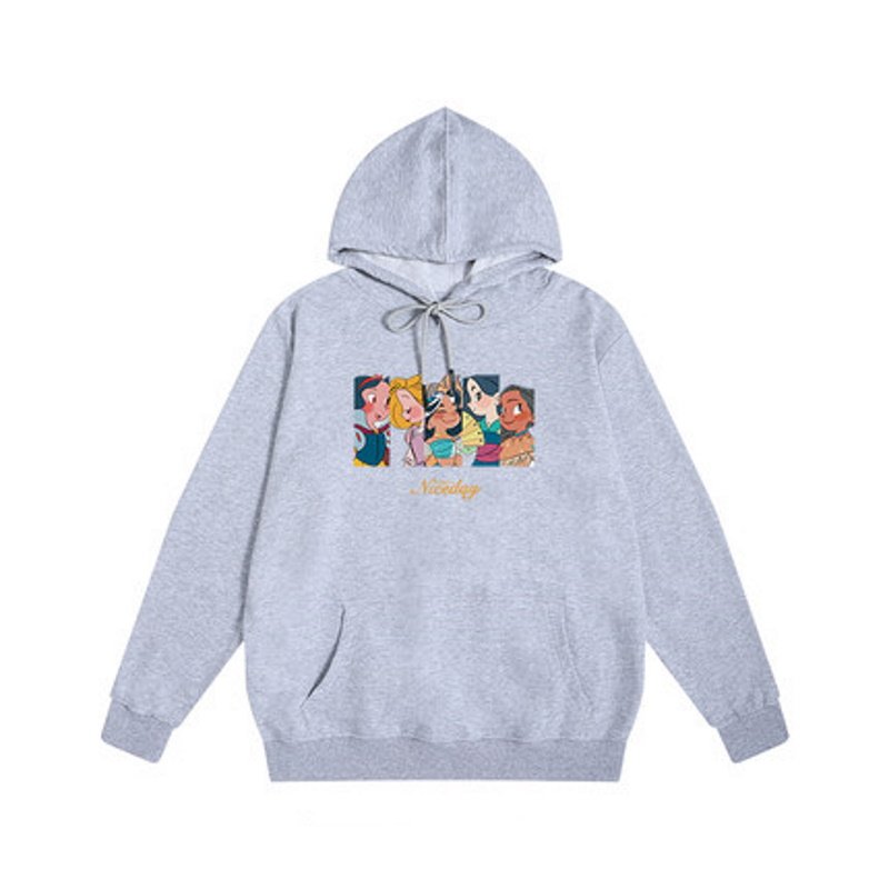 画像2:  men and women Comic cute girl Hoodie Sweatshirt　ユニセックス男女兼用アメコミガールズフーディパーカースウェット  (2)