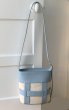 画像4: Splicing contrast color canvas woven bucket bag Tote Shoulder Bag　スプライシングコントラストカラーキャンバス織りバケットバッグ (4)