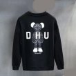 画像8:  men and women PaisleyKAWS DHU sweatshirt round neck Sweatshirt　ユニセックス男女兼用 DHUペイズリーカウズプリントスウェット パーカー トレーナー (8)