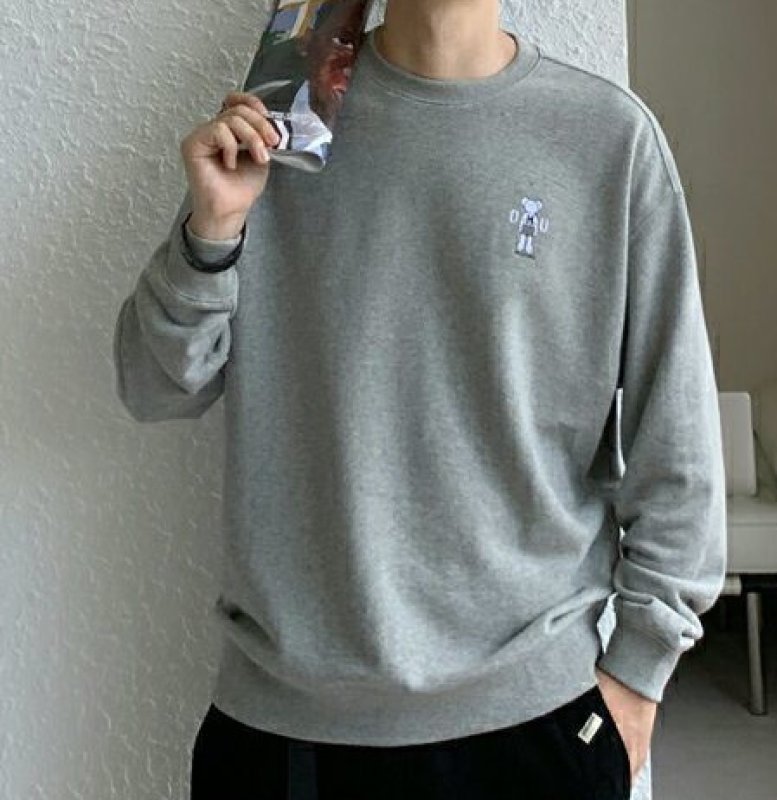 画像10:  men and women PaisleyKAWS DHU sweatshirt round neck Sweatshirt　ユニセックス男女兼用 DHUペイズリーカウズプリントスウェット パーカー トレーナー (10)