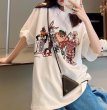 画像5: Bugs bunny character double-sided print oversized T-shirt　ユニセックス 男女兼用オーバーサイズバックスバニー キャラクターダブルサイドプリントプリント 半袖 Tシャツ (5)