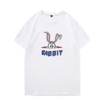 画像3: Bugs bunny print T-shirt　ユニセックス 男女兼用バックスバニープリント 半袖 Tシャツ2デザイン (3)