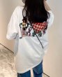 画像6: Bugs bunny character double-sided print oversized T-shirt　ユニセックス 男女兼用オーバーサイズバックスバニー キャラクターダブルサイドプリントプリント 半袖 Tシャツ (6)