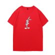画像2: Bugs bunny print T-shirt　ユニセックス 男女兼用バックスバニープリント 半袖 Tシャツ2デザイン (2)