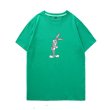 画像6: Bugs bunny print T-shirt　ユニセックス 男女兼用バックスバニープリント 半袖 Tシャツ2デザイン (6)