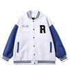 画像7: kaws bear BASEBALL JACKET baseball uniform jacket blouson  ユニセックス 男女兼用カウズベアプリントコットンスタジアムジャンパー スタジャン MA-1 ボンバー ジャケット ブルゾン (7)