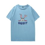 画像13: Bugs bunny print T-shirt　ユニセックス 男女兼用バックスバニープリント 半袖 Tシャツ2デザイン (13)