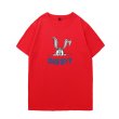 画像1: Bugs bunny print T-shirt　ユニセックス 男女兼用バックスバニープリント 半袖 Tシャツ2デザイン (1)