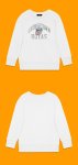 画像3: george town bulldog  round neck Sweatshirt　ユニセックス男女兼用georgf townブルドッグスウェット トレーナー (3)