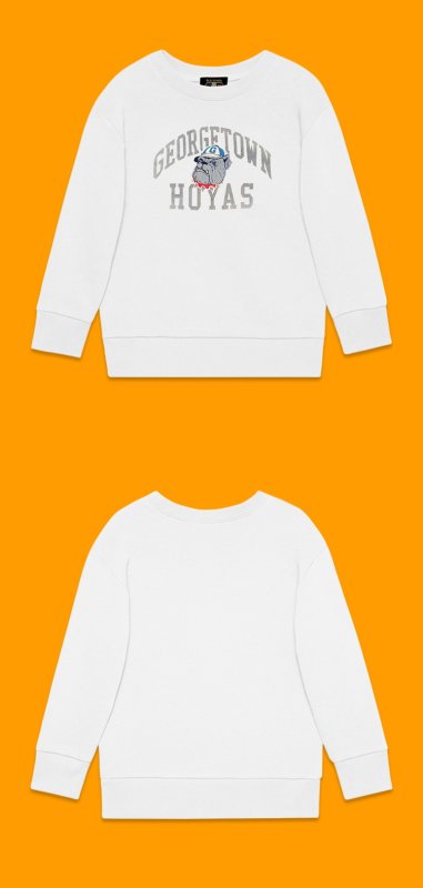 画像3: george town bulldog  round neck Sweatshirt ユニセックス男女兼用georgf townブルドッグスウェット トレーナー (3)