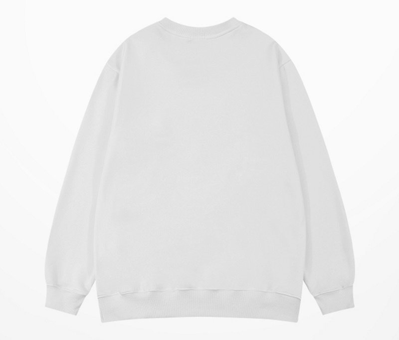 画像3: Glasses bear oversize print round neck Sweatshirt ユニセックス男女兼用メガネベア 熊スウェット トレーナー (3)