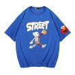 画像4:  kaws Basketball x Sesame Street Print T-shirtT-shirt　ユニセックス 男女兼用カウズバスケット×セサミストリートプリント 半袖 Tシャツ (4)