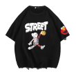 画像2:  kaws Basketball x Sesame Street Print T-shirtT-shirt　ユニセックス 男女兼用カウズバスケット×セサミストリートプリント 半袖 Tシャツ (2)