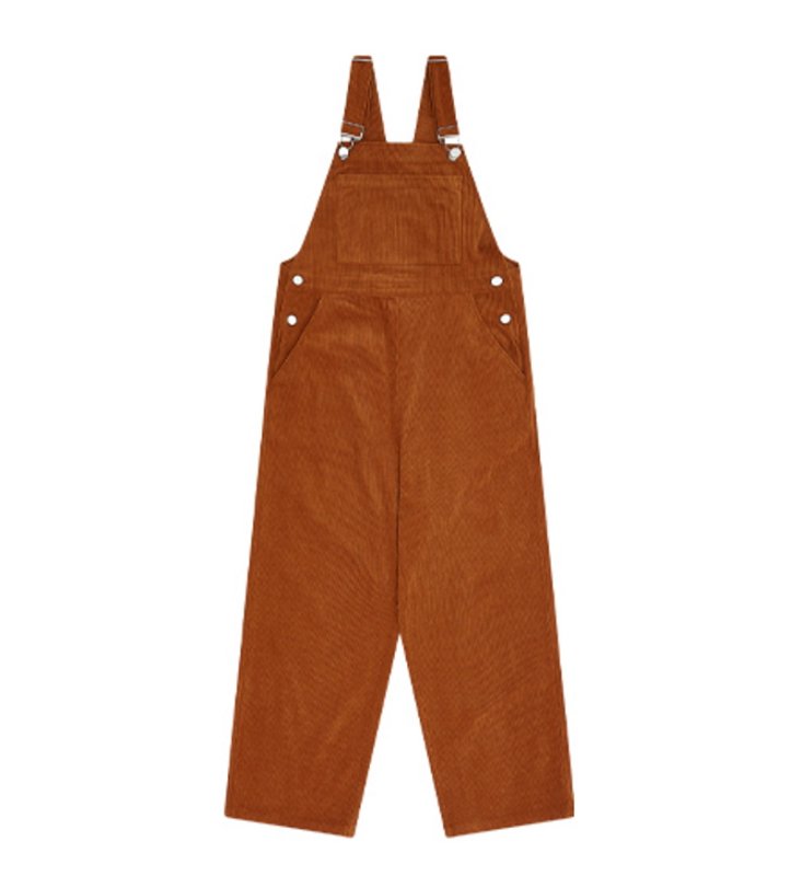 画像4: Unisex Corduroy overalls all-in-one　男女兼用ユニセックス コーデュロイオーバーオール つなぎ (4)