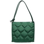 画像2: Quilted Square Tote Shoulder Bag　キルティングスクエアトートショルダーバッグ (2)