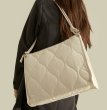 画像17: Quilted Square Tote Shoulder Bag　キルティングスクエアトートショルダーバッグ (17)