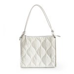 画像8: Quilted Square Tote Shoulder Bag　キルティングスクエアトートショルダーバッグ (8)