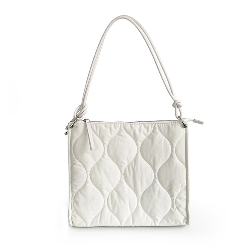 画像8: Quilted Square Tote Shoulder Bag キルティングスクエアトートショルダーバッグ (8)