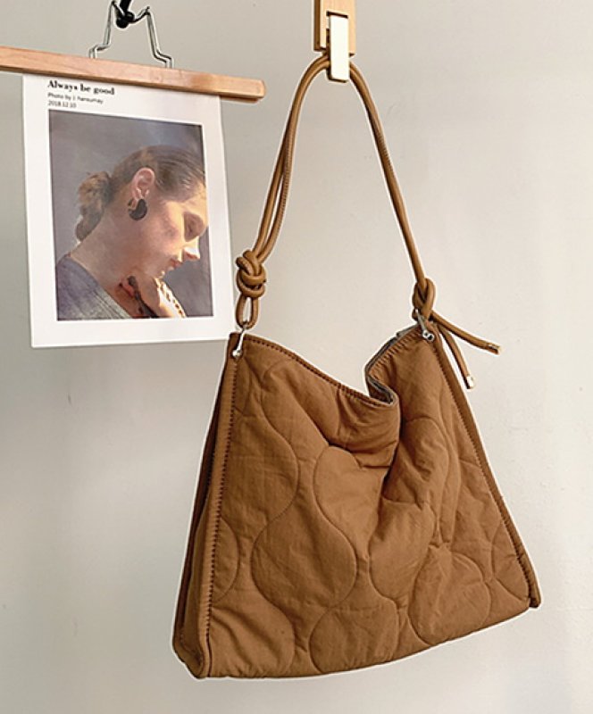 画像15: Quilted Square Tote Shoulder Bag キルティングスクエアトートショルダーバッグ (15)