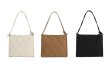 画像6: Quilted Square Tote Shoulder Bag　キルティングスクエアトートショルダーバッグ (6)