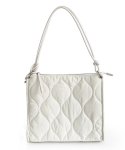 画像1: Quilted Square Tote Shoulder Bag　キルティングスクエアトートショルダーバッグ (1)