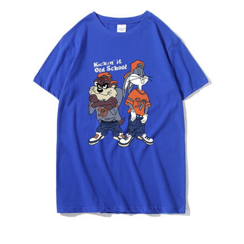 画像1: American comic Bugs bunny jointT-shirt 　ユニセックス 男女兼用アメリカンコミックバッグスバニージョイントT半袖 Tシャツ (1)