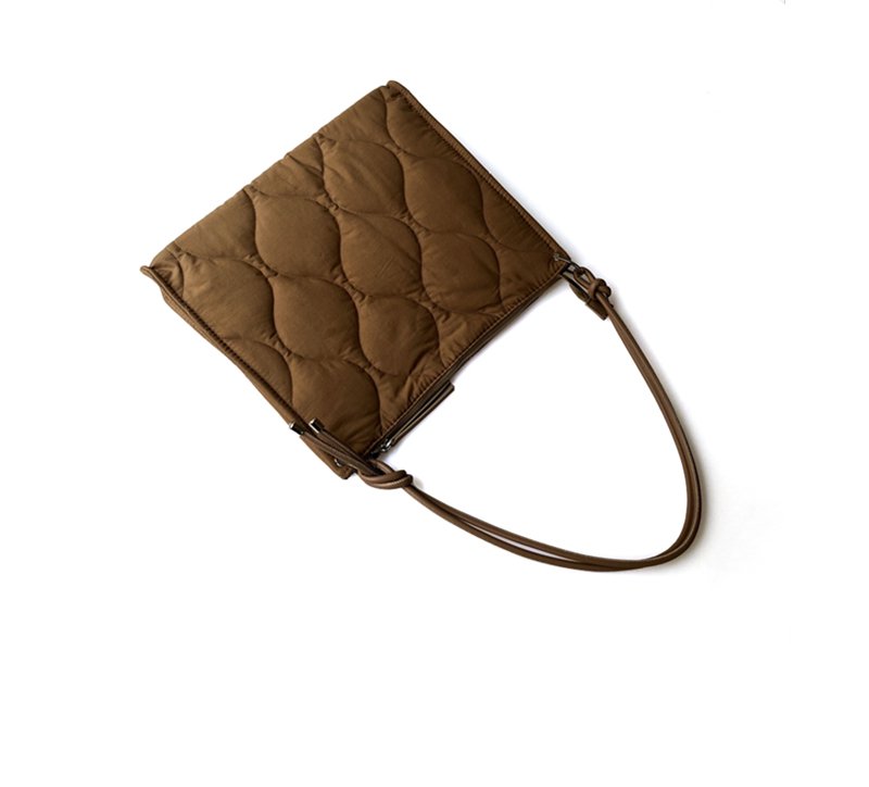 画像11: Quilted Square Tote Shoulder Bag キルティングスクエアトートショルダーバッグ (11)
