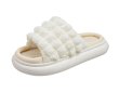 画像1: Aperture Mokomoko Flat Sandals slippers  絞りモコモコサンダル  スリッパ (1)