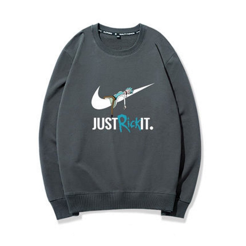 画像6: Rick and Morty & swoosh Joint Long Sleeve round neck Sweatshirt ユニセックス男女兼用Rick and Morty’s リックとモーティ スウォッシュ スウェット トレーナー (6)