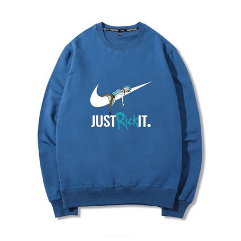 画像7: Rick and Morty & swoosh Joint Long Sleeve round neck Sweatshirt ユニセックス男女兼用Rick and Morty’s リックとモーティ スウォッシュ スウェット トレーナー (7)