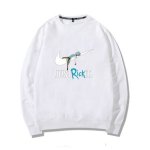 画像2: Rick and Morty & swoosh Joint Long Sleeve round neck Sweatshirt　ユニセックス男女兼用Rick and Morty’s リックとモーティ スウォッシュ スウェット トレーナー (2)