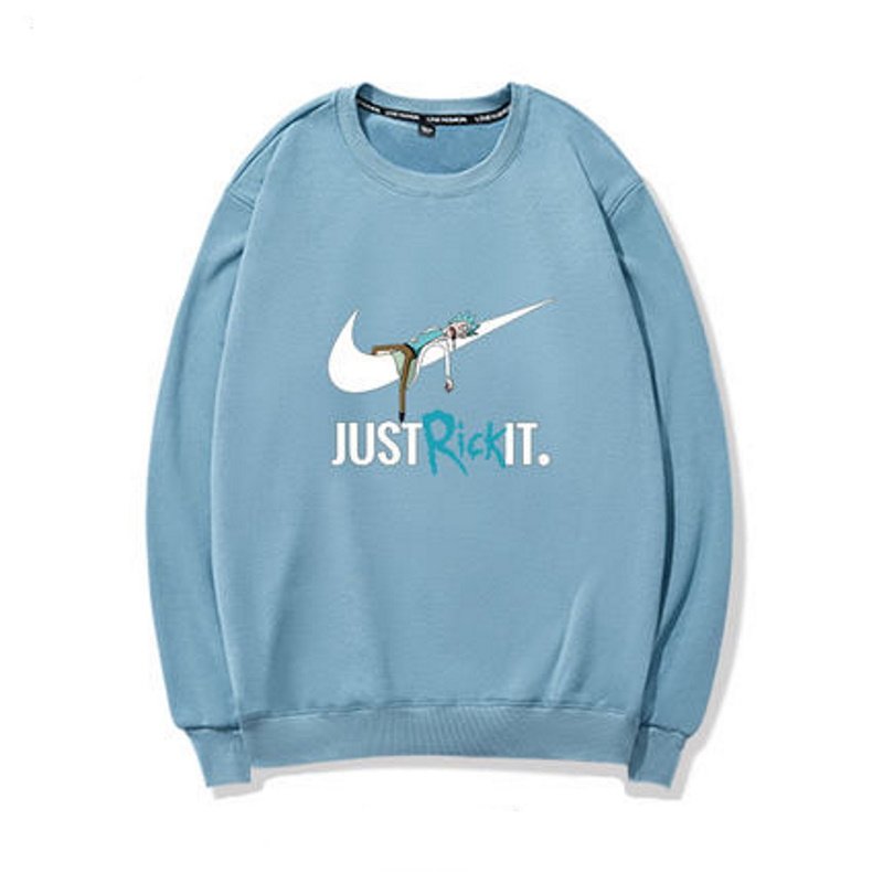 画像5: Rick and Morty & swoosh Joint Long Sleeve round neck Sweatshirt ユニセックス男女兼用Rick and Morty’s リックとモーティ スウォッシュ スウェット トレーナー (5)