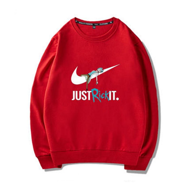 画像3: Rick and Morty & swoosh Joint Long Sleeve round neck Sweatshirt ユニセックス男女兼用Rick and Morty’s リックとモーティ スウォッシュ スウェット トレーナー (3)