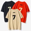 画像6: Number 7 logoT-shirt 　ユニセックス 男女兼用NO７ロゴ半袖 Tシャツ (6)