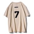 画像2: Number 7 logoT-shirt 　ユニセックス 男女兼用NO７ロゴ半袖 Tシャツ (2)