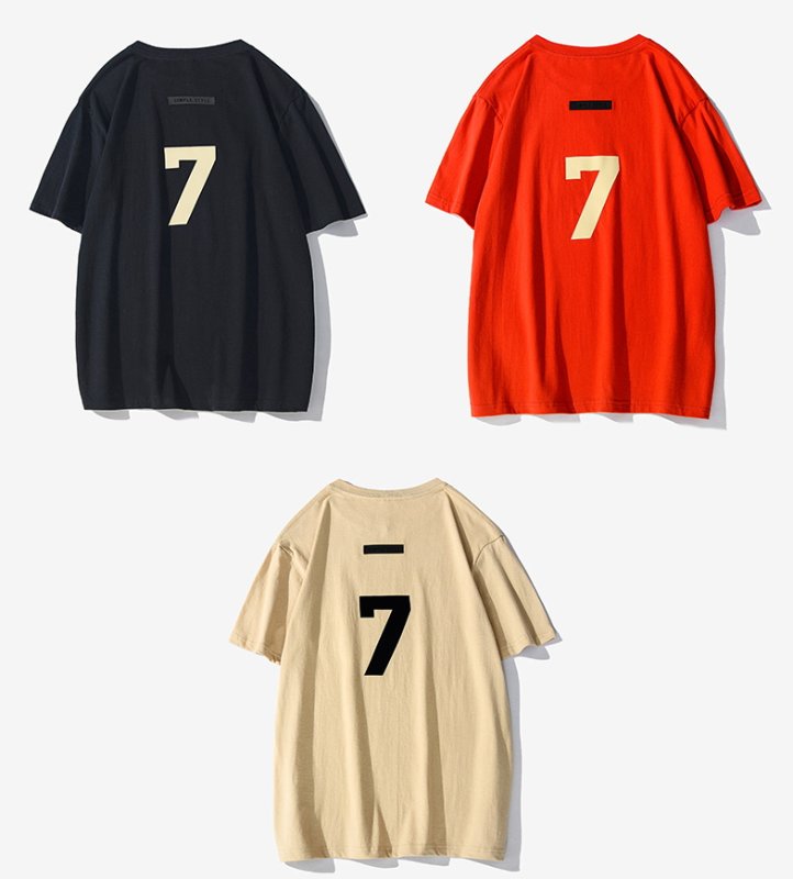 画像5: Number 7 logoT-shirt  ユニセックス 男女兼用NO7ロゴ半袖 Tシャツ (5)