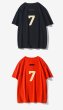 画像7: Number 7 logoT-shirt 　ユニセックス 男女兼用NO７ロゴ半袖 Tシャツ (7)