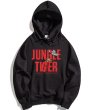 画像3:  men and women Jungle Tiger　Hoodie Sweatshirt　ユニセックス男女兼用ジャングルタイガーフーディパーカースウェット  (3)