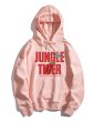 画像4:  men and women Jungle Tiger　Hoodie Sweatshirt　ユニセックス男女兼用ジャングルタイガーフーディパーカースウェット  (4)