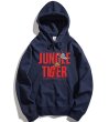 画像6:  men and women Jungle Tiger　Hoodie Sweatshirt　ユニセックス男女兼用ジャングルタイガーフーディパーカースウェット  (6)