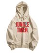 画像1:  men and women Jungle Tiger　Hoodie Sweatshirt　ユニセックス男女兼用ジャングルタイガーフーディパーカースウェット  (1)