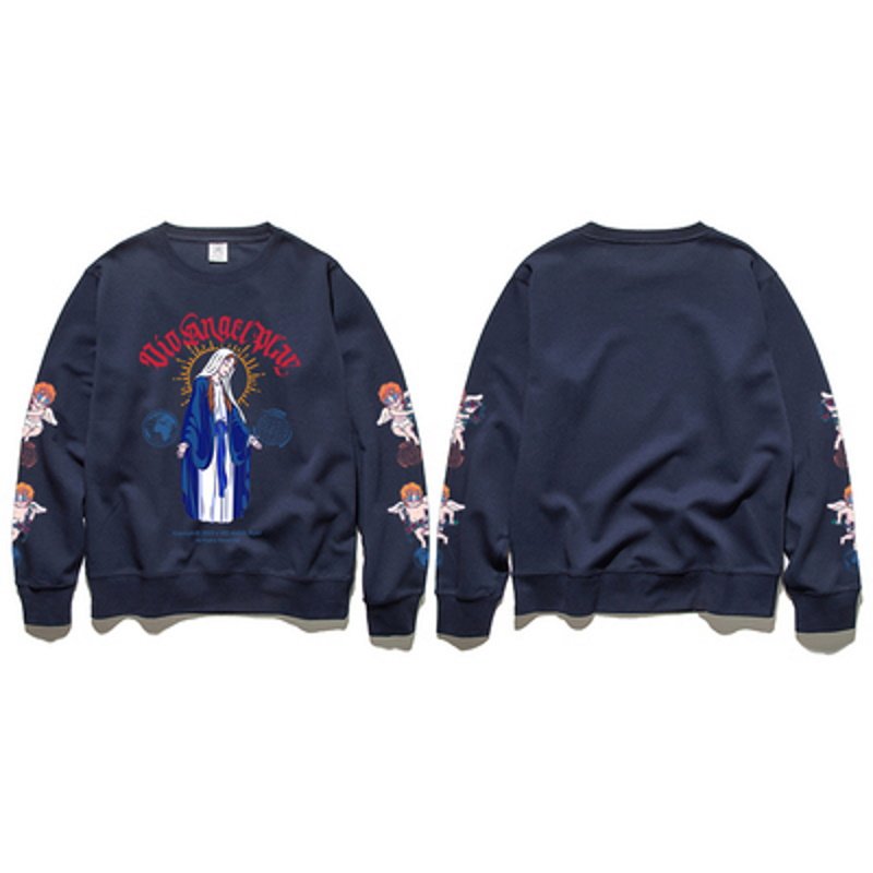 画像10: Jungle tiger Angel & Maria Long Sleeve Puruover ユニセックス 男女兼用エンジェル&マリアトレーナー プルオーバー (10)