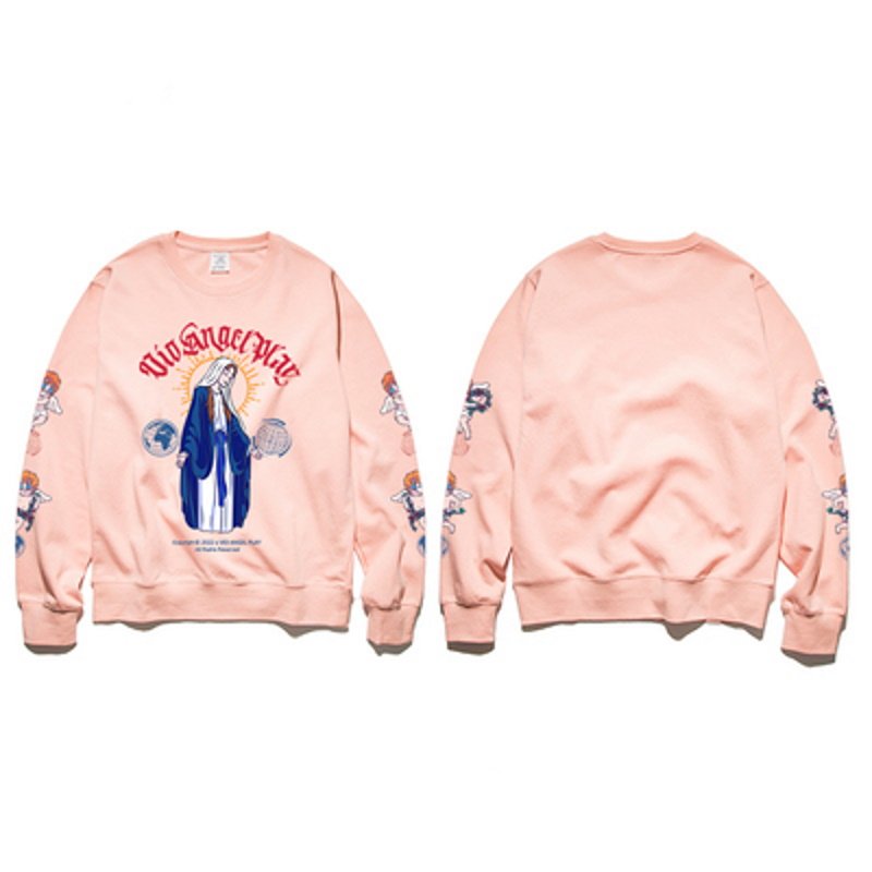 画像5: Jungle tiger Angel & Maria Long Sleeve Puruover ユニセックス 男女兼用エンジェル&マリアトレーナー プルオーバー (5)