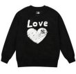 画像2: MLB Foaming Love Sweater NY Embroidered Print Puruover　ユニセックス 男女兼用MLB NYハートトレーナー プルオーバー (2)