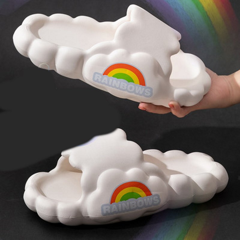 画像5: Step on shit-feeling  flip flops soft bottom sandals slippers Beach sandals 　ユニセックス男女兼用レインボーフリップフロップ  シャワー ビーチ サンダル (5)