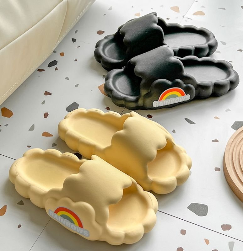 画像7: Step on shit-feeling  flip flops soft bottom sandals slippers Beach sandals 　ユニセックス男女兼用レインボーフリップフロップ  シャワー ビーチ サンダル (7)