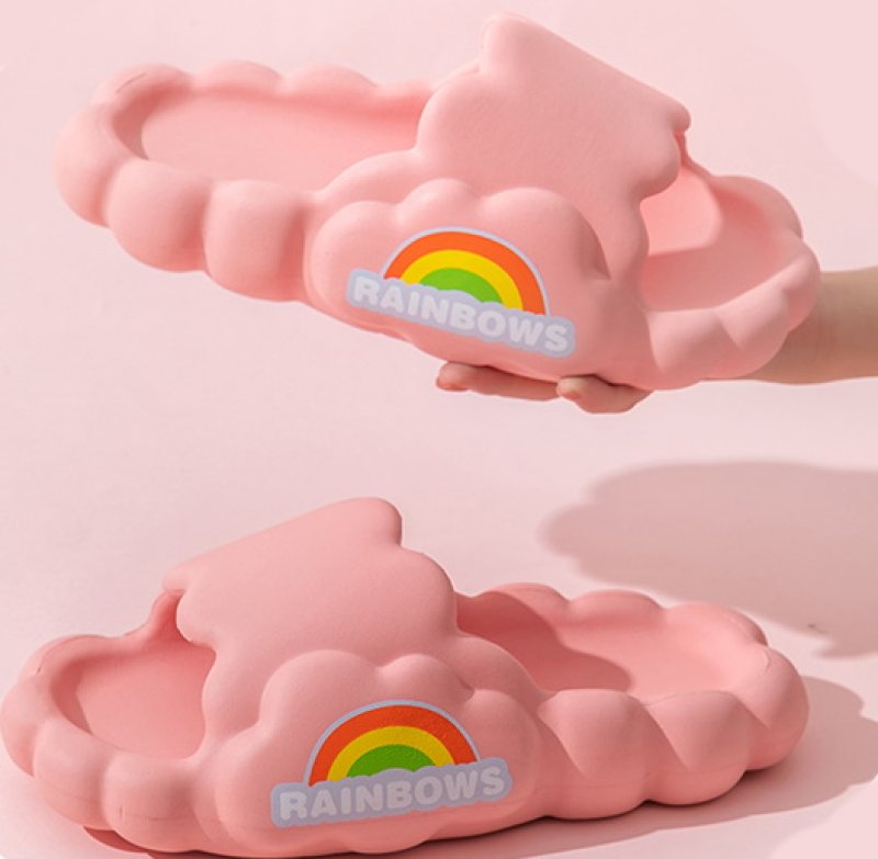 画像2: Step on shit-feeling  flip flops soft bottom sandals slippers Beach sandals 　ユニセックス男女兼用レインボーフリップフロップ  シャワー ビーチ サンダル (2)