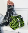 画像3: I-SIR original fluorescent green checkerboard chain mini bagTote Shoulder Bag　チェッカーボードチェーントートショルダーバッグ (3)