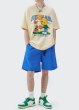 画像7: street fun cartoon smiley print loose casual short-sleeved T-shirt　ユニセックス 男女兼用ストリートファンスマイル半袖 Tシャツ (7)